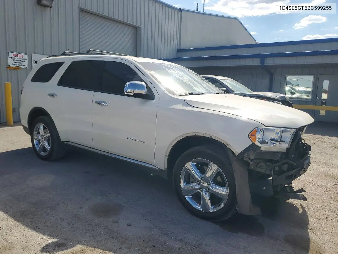 2011 Dodge Durango Citadel VIN: 1D4SE5GT6BC599255 Lot: 61765566