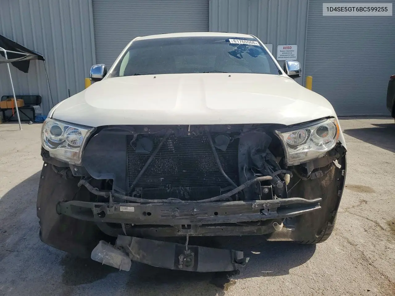 2011 Dodge Durango Citadel VIN: 1D4SE5GT6BC599255 Lot: 61765566