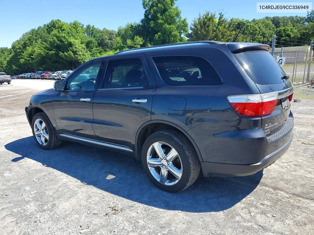 2012 Dodge Durango Citadel VIN: 1C4RDJEG9CC336949 Lot: 58276236