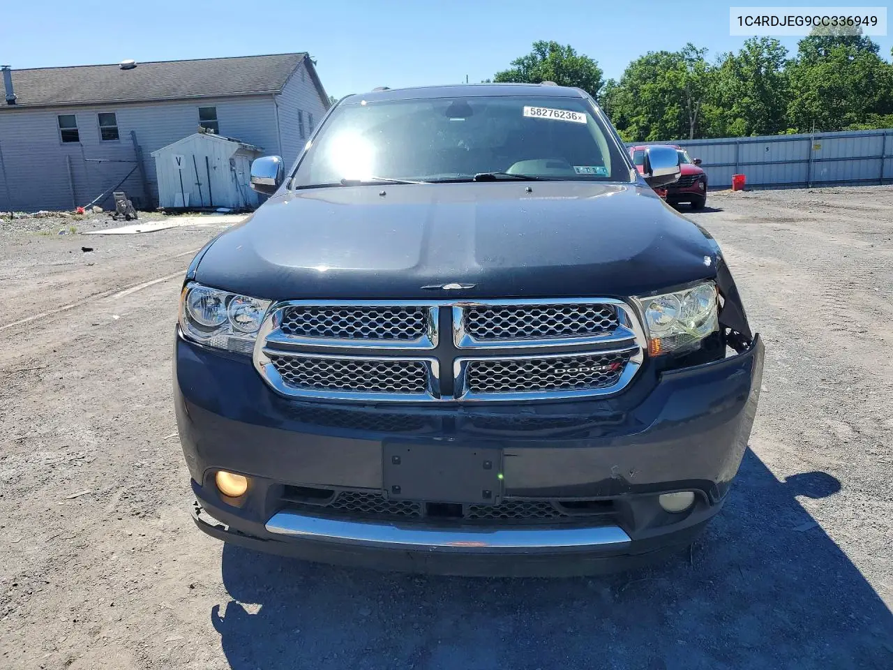 2012 Dodge Durango Citadel VIN: 1C4RDJEG9CC336949 Lot: 58276236