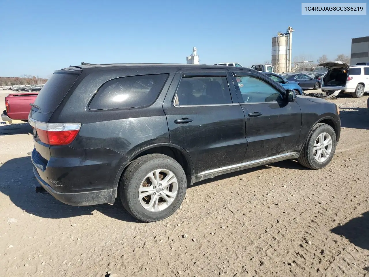 1C4RDJAG8CC336219 2012 Dodge Durango Sxt