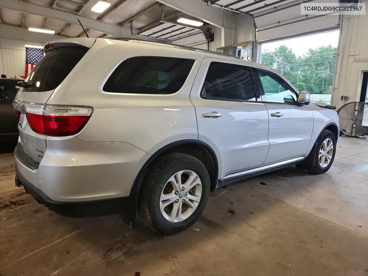 2012 Dodge Durango Crew VIN: 1C4RDJDG5CC322967 Lot: 59160056
