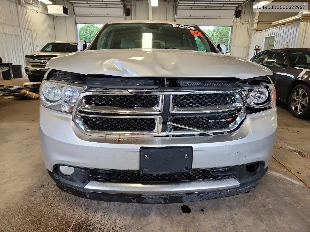 2012 Dodge Durango Crew VIN: 1C4RDJDG5CC322967 Lot: 59160056
