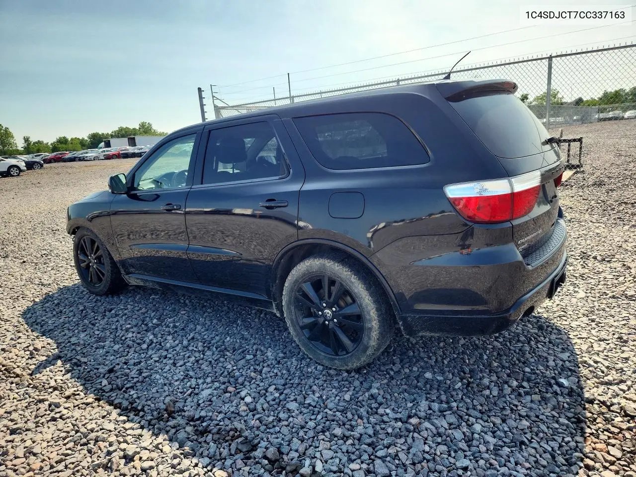 2012 Dodge Durango R/T VIN: 1C4SDJCT7CC337163 Lot: 60171336