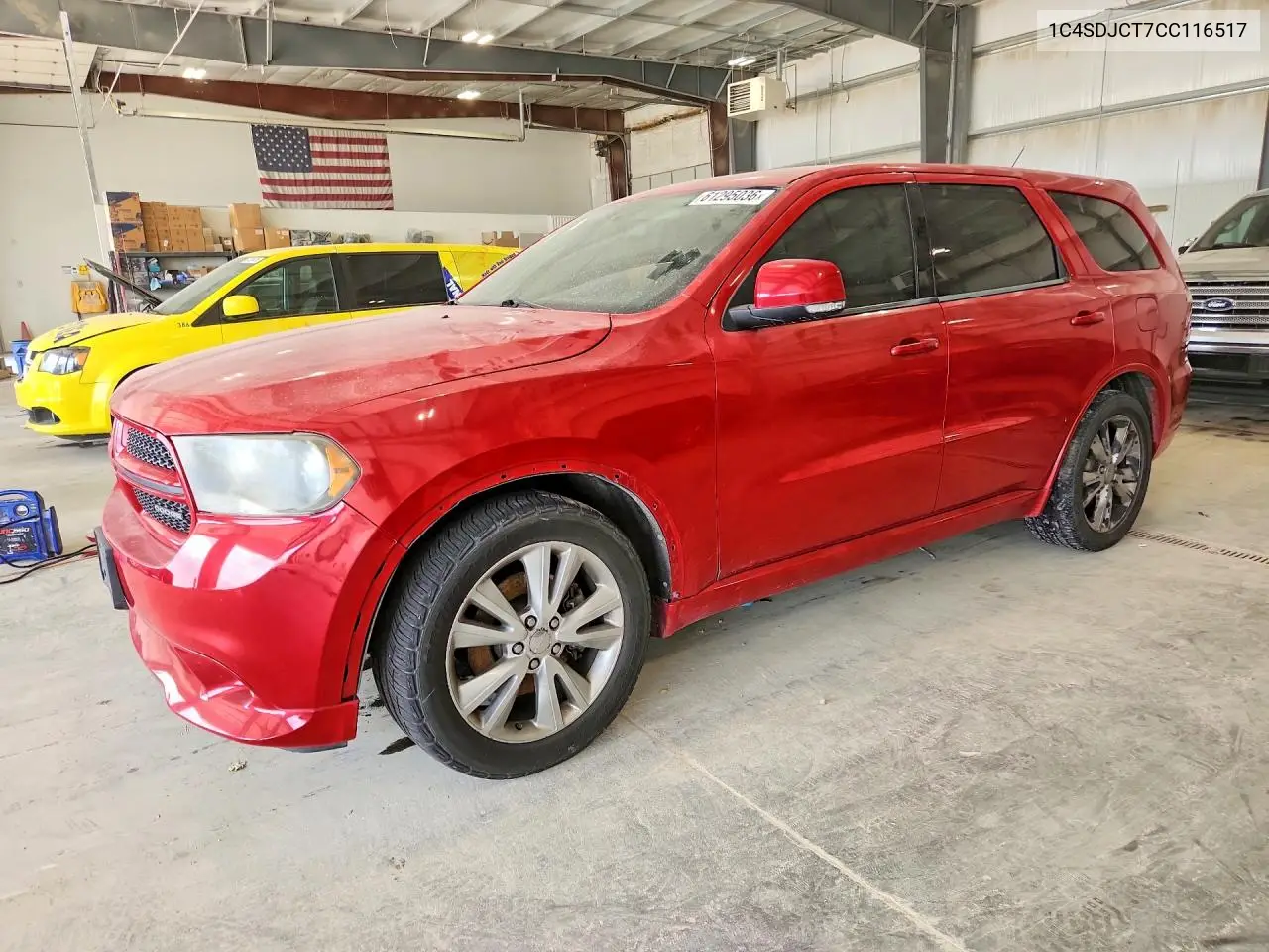 2012 Dodge Durango R/T VIN: 1C4SDJCT7CC116517 Lot: 61295036