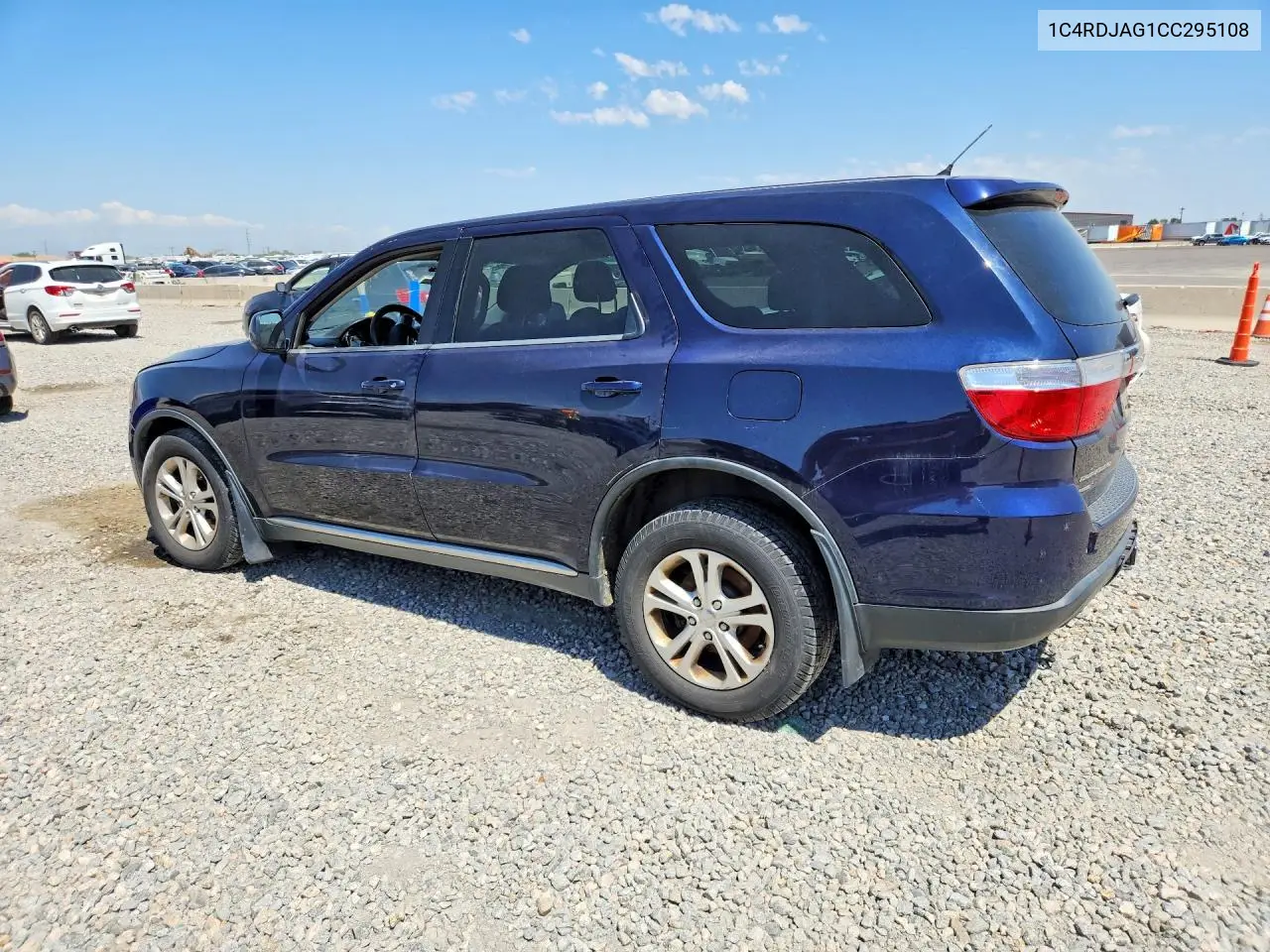 2012 Dodge Durango Sxt VIN: 1C4RDJAG1CC295108 Lot: 61432616