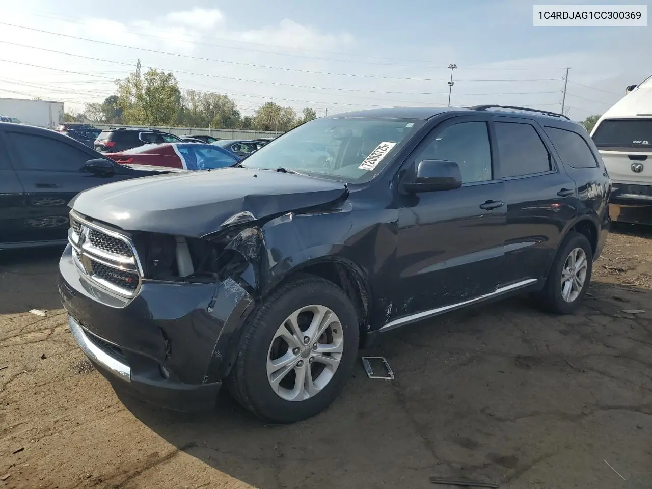 1C4RDJAG1CC300369 2012 Dodge Durango Sxt