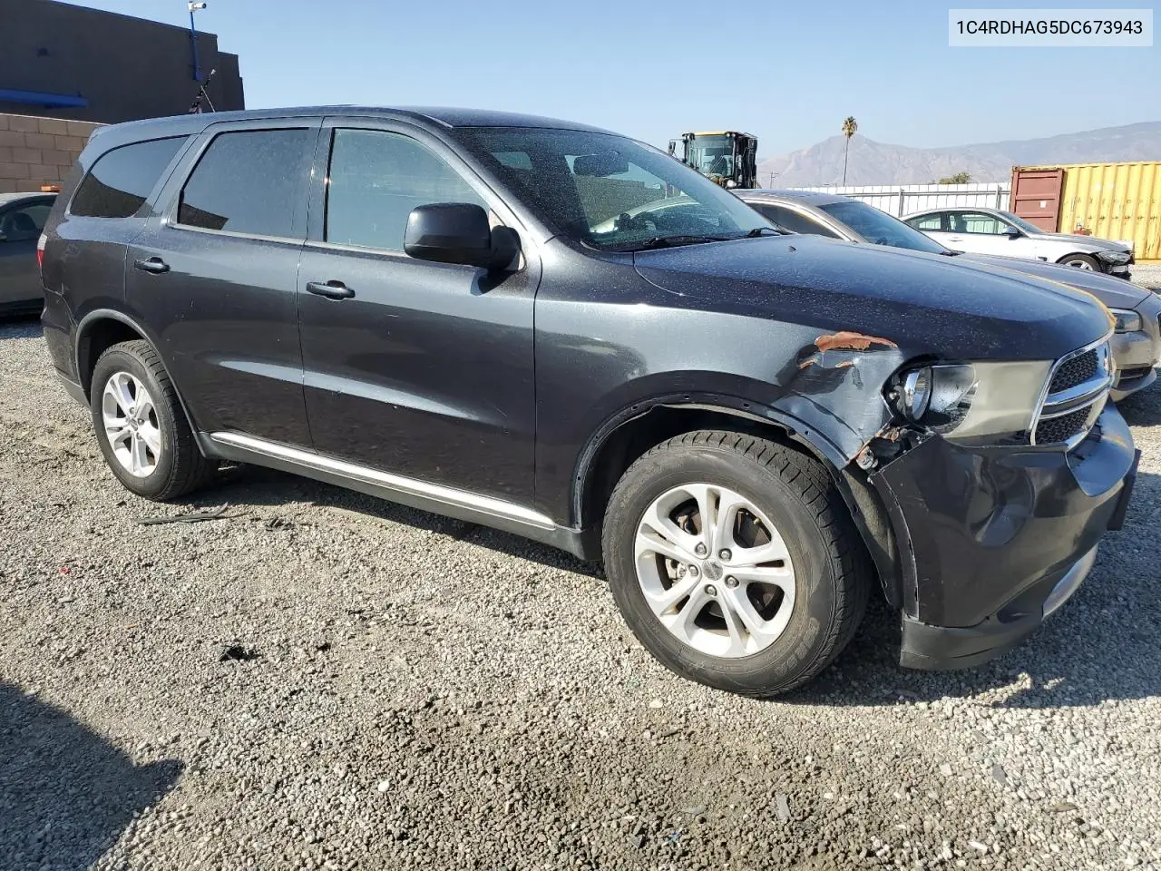 1C4RDHAG5DC673943 2013 Dodge Durango Sxt