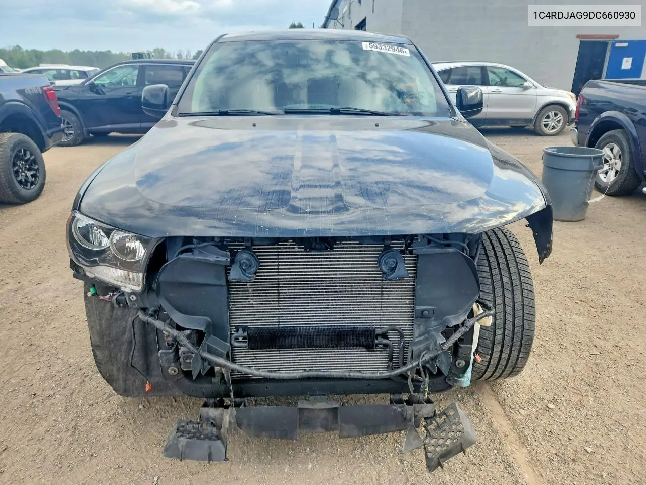 2013 Dodge Durango Sxt VIN: 1C4RDJAG9DC660930 Lot: 59332946