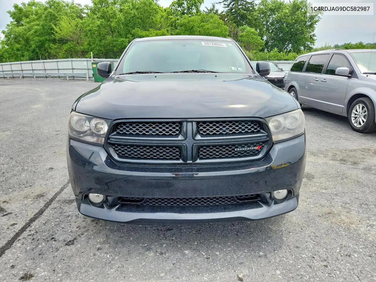 2013 Dodge Durango Sxt VIN: 1C4RDJAG9DC582987 Lot: 59733066