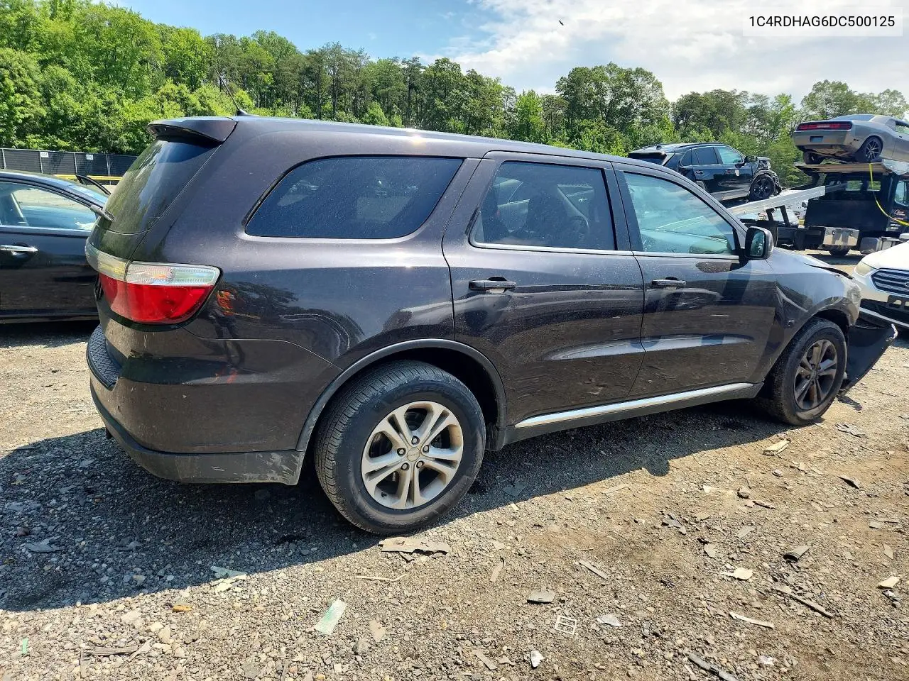 2013 Dodge Durango Sxt VIN: 1C4RDHAG6DC500125 Lot: 60362396