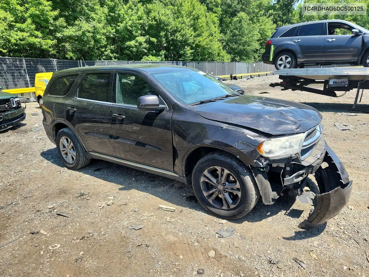2013 Dodge Durango Sxt VIN: 1C4RDHAG6DC500125 Lot: 60362396