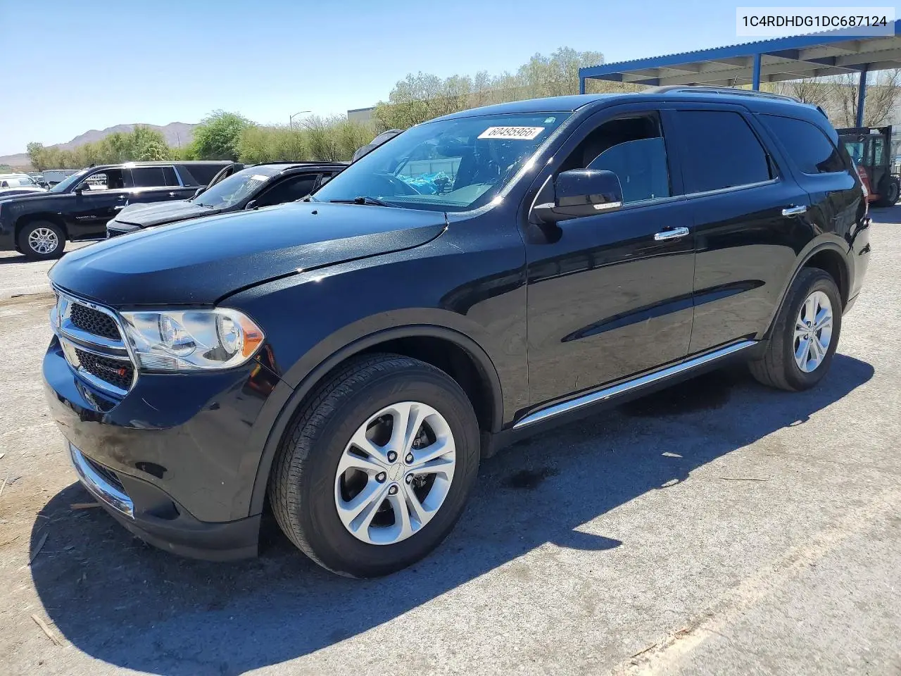 2013 Dodge Durango Crew VIN: 1C4RDHDG1DC687124 Lot: 60495966