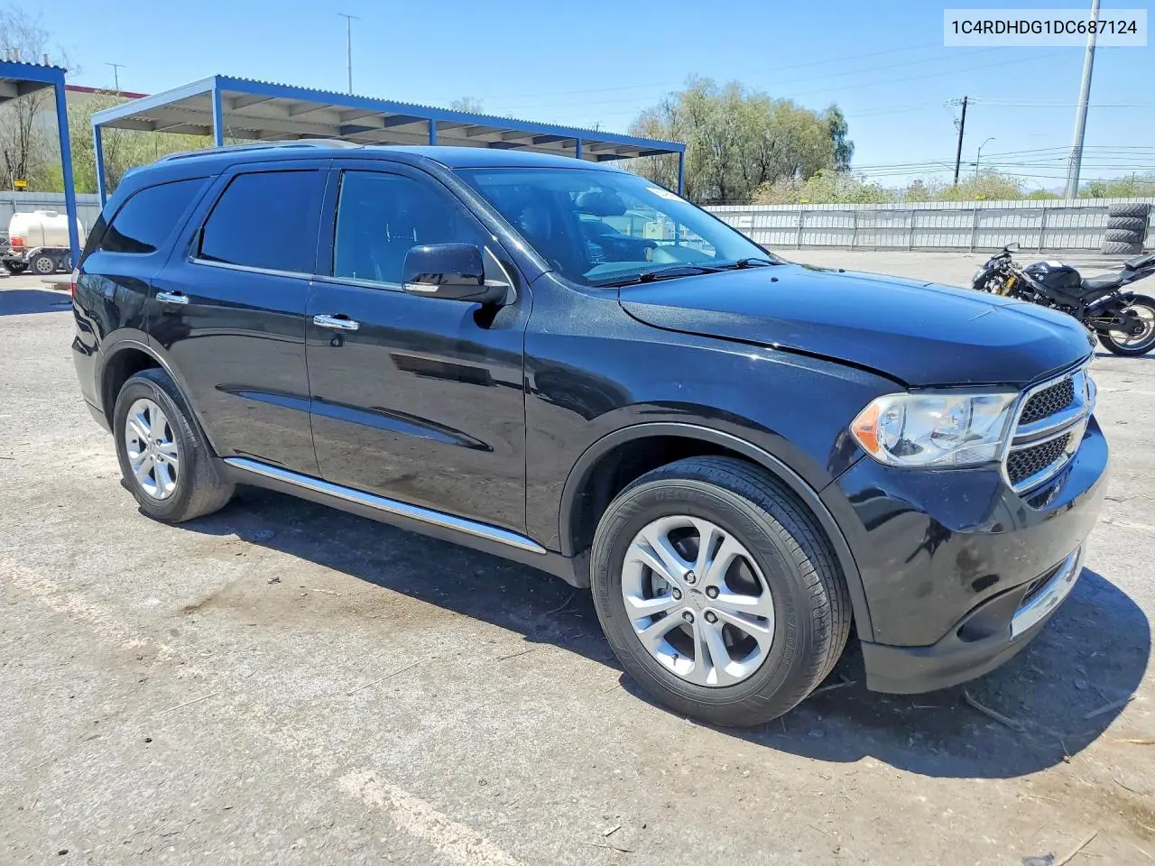 2013 Dodge Durango Crew VIN: 1C4RDHDG1DC687124 Lot: 60495966