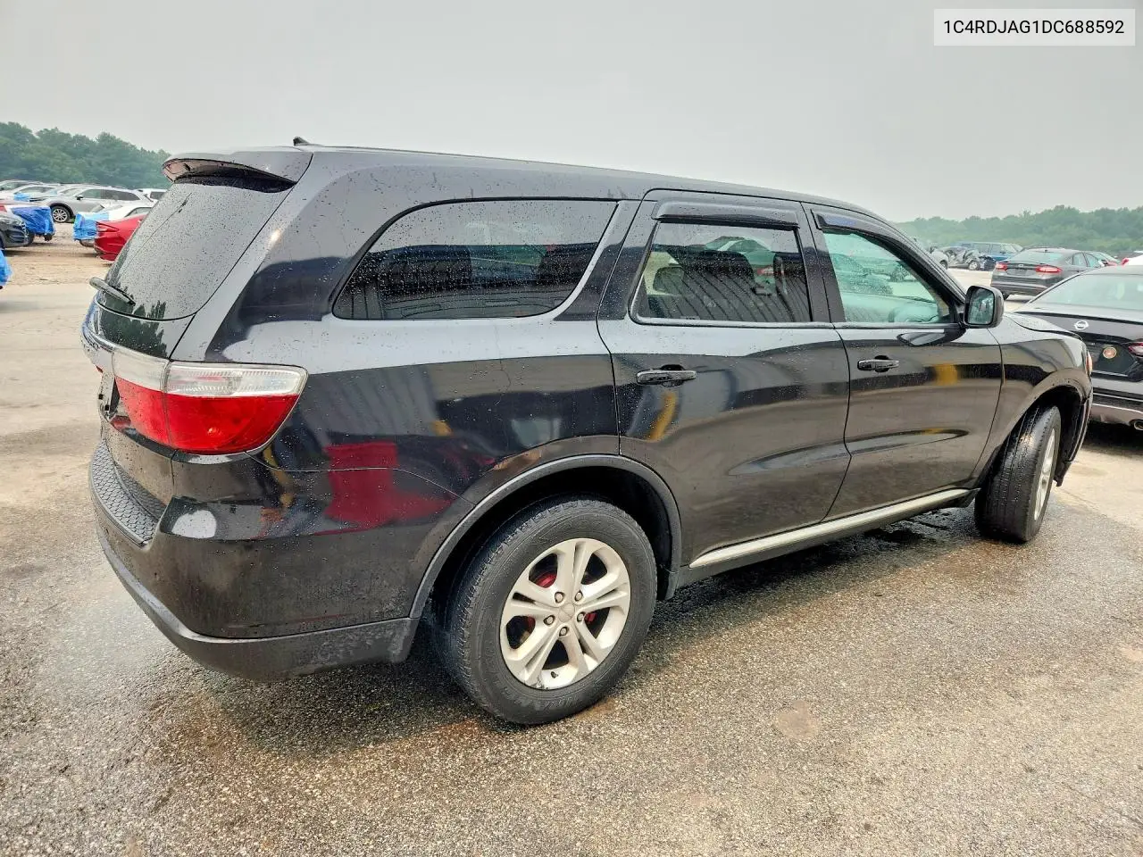 2013 Dodge Durango Sxt VIN: 1C4RDJAG1DC688592 Lot: 61508696