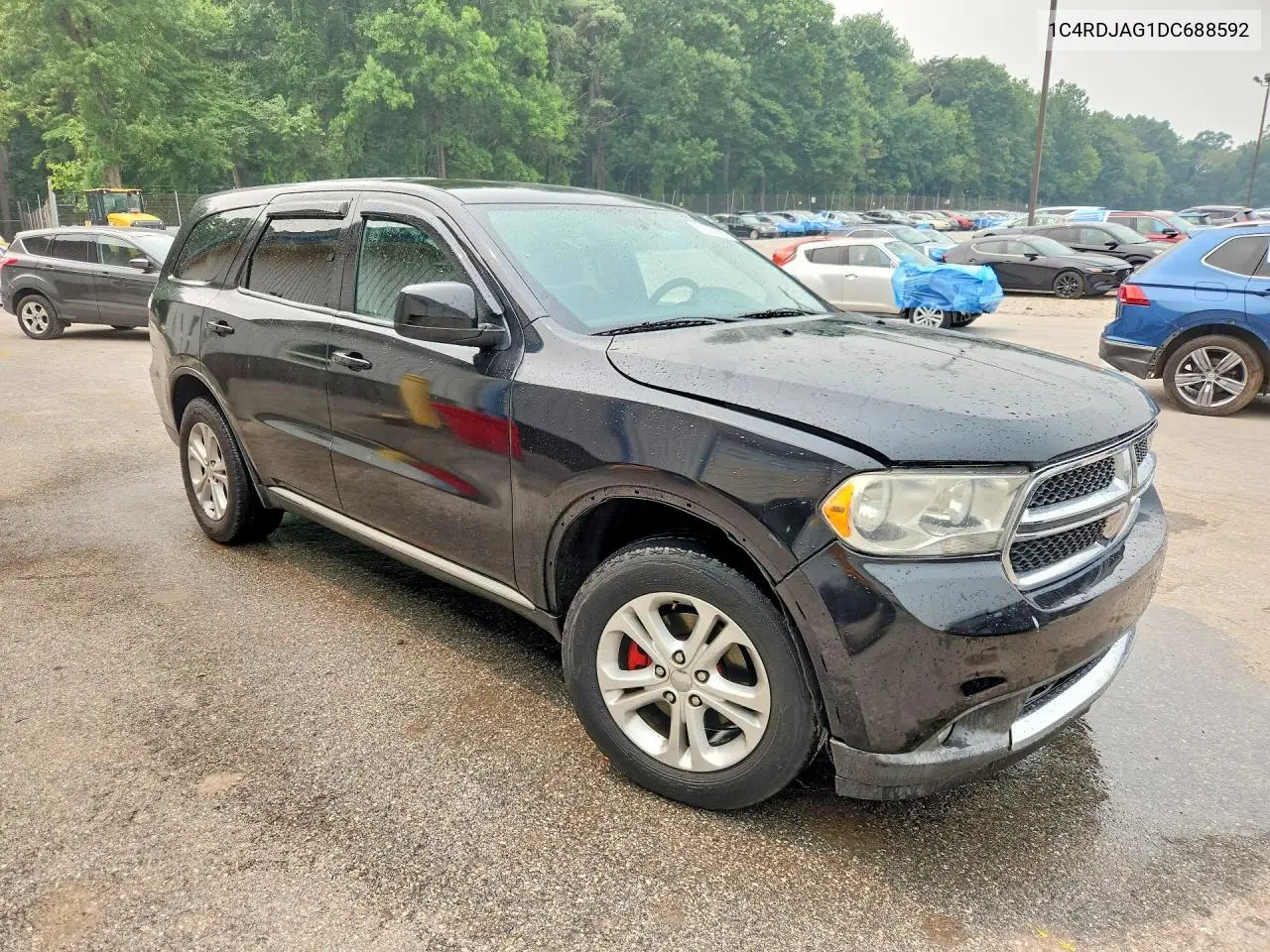 2013 Dodge Durango Sxt VIN: 1C4RDJAG1DC688592 Lot: 61508696
