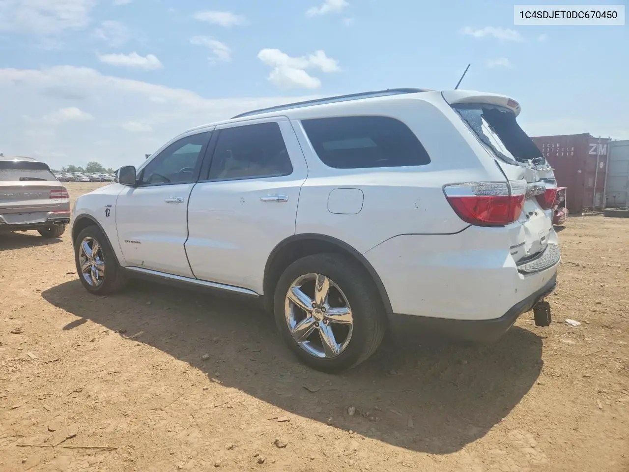 2013 Dodge Durango Citadel VIN: 1C4SDJET0DC670450 Lot: 61572256