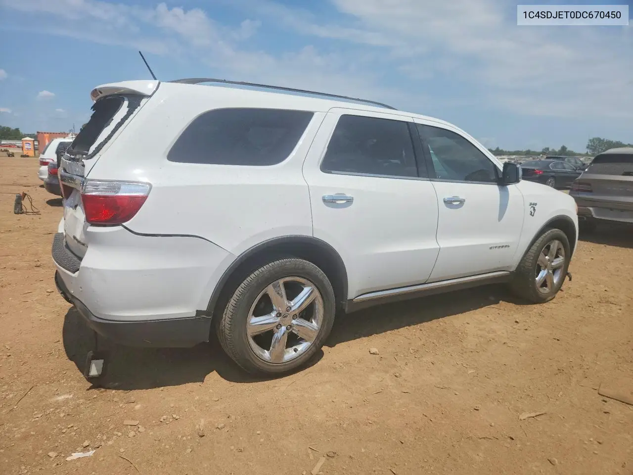 2013 Dodge Durango Citadel VIN: 1C4SDJET0DC670450 Lot: 61572256