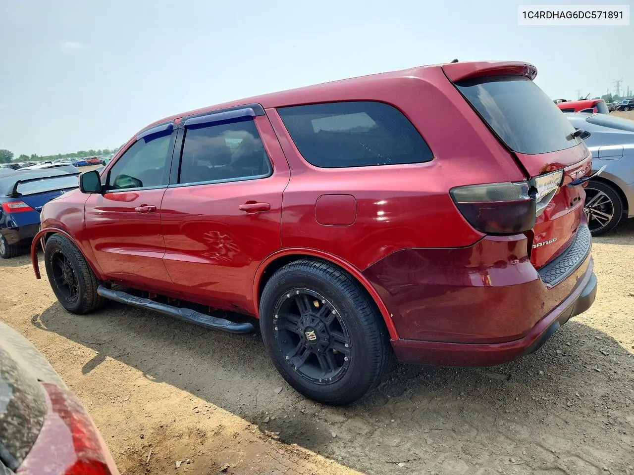 2013 Dodge Durango Sxt VIN: 1C4RDHAG6DC571891 Lot: 61587506