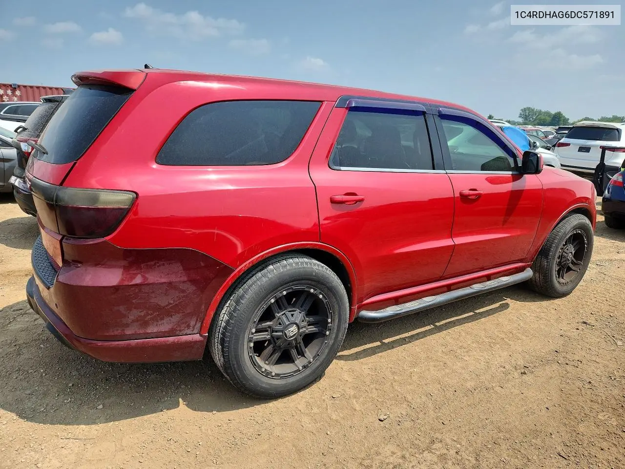 2013 Dodge Durango Sxt VIN: 1C4RDHAG6DC571891 Lot: 61587506
