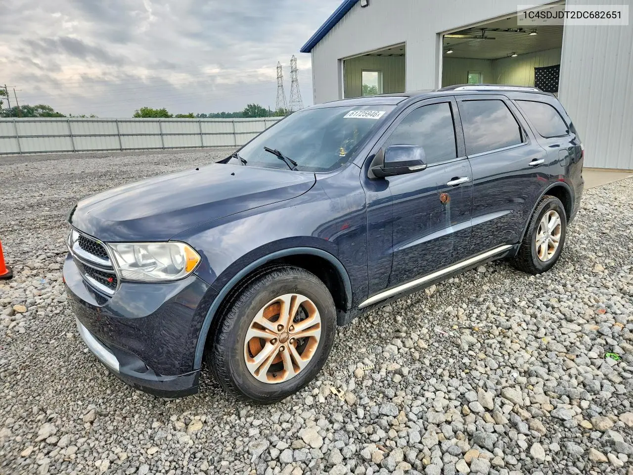 2013 Dodge Durango Crew VIN: 1C4SDJDT2DC682651 Lot: 61725946