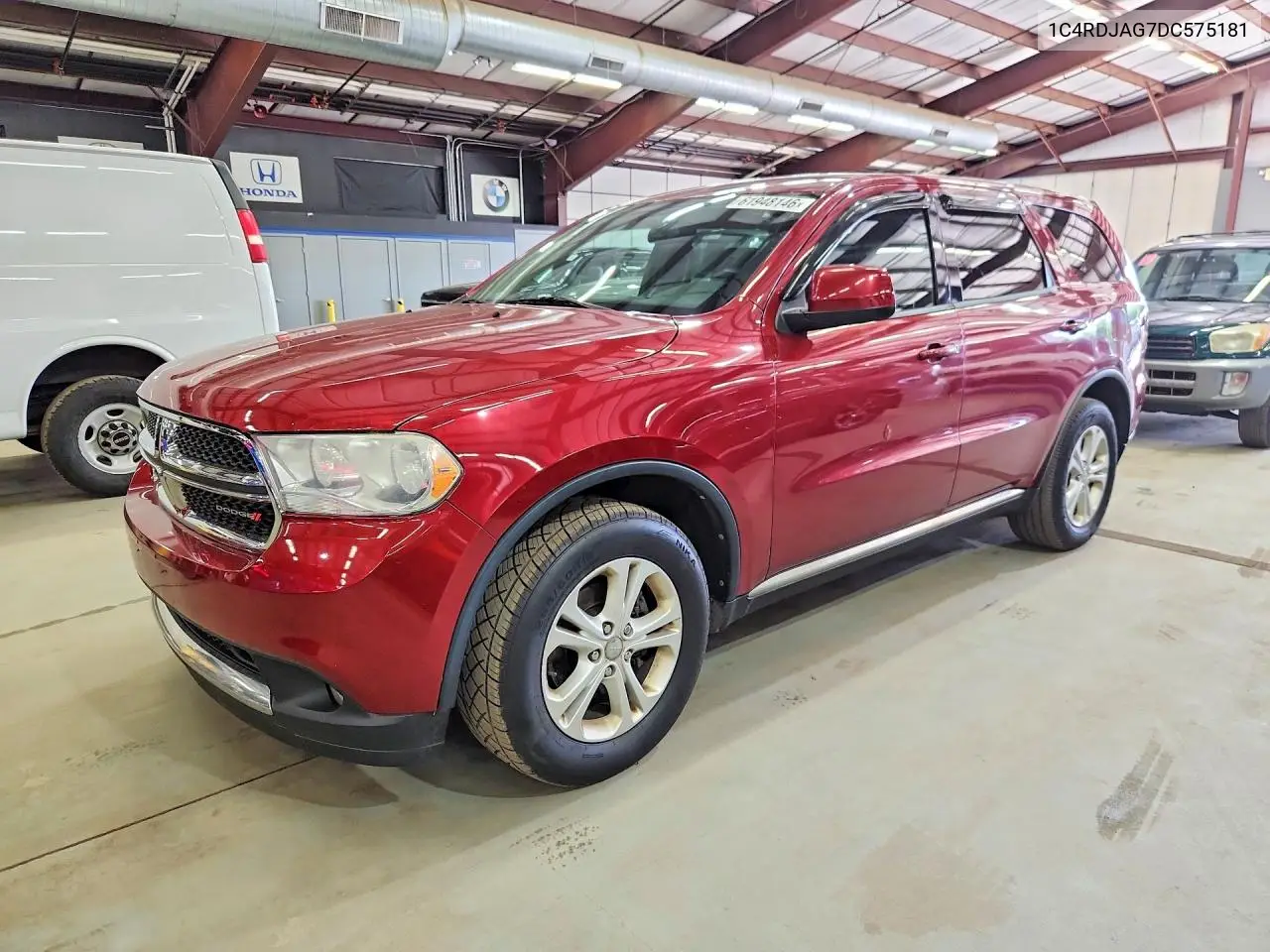 2013 Dodge Durango Sxt VIN: 1C4RDJAG7DC575181 Lot: 61948146