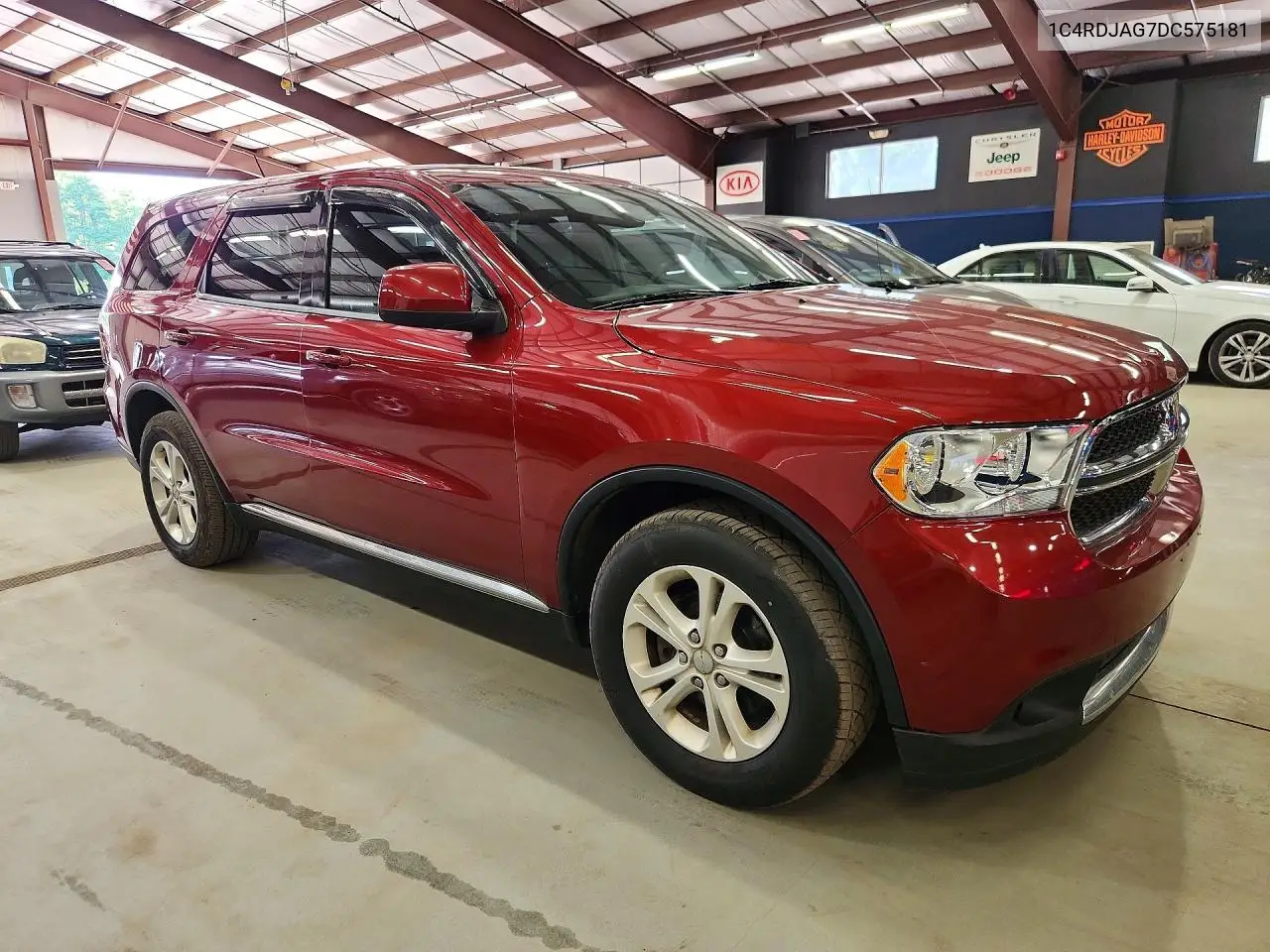 2013 Dodge Durango Sxt VIN: 1C4RDJAG7DC575181 Lot: 61948146