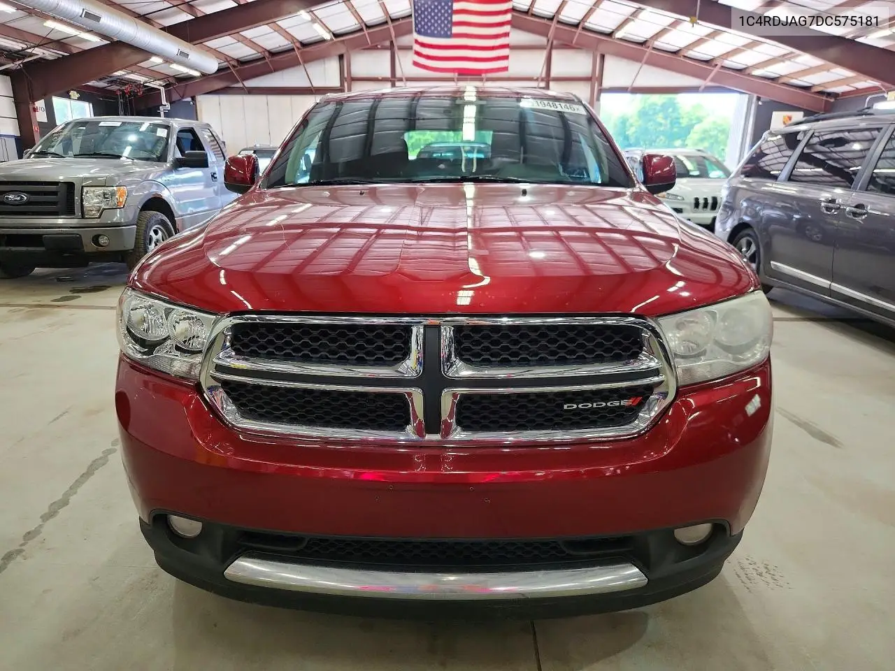 2013 Dodge Durango Sxt VIN: 1C4RDJAG7DC575181 Lot: 61948146