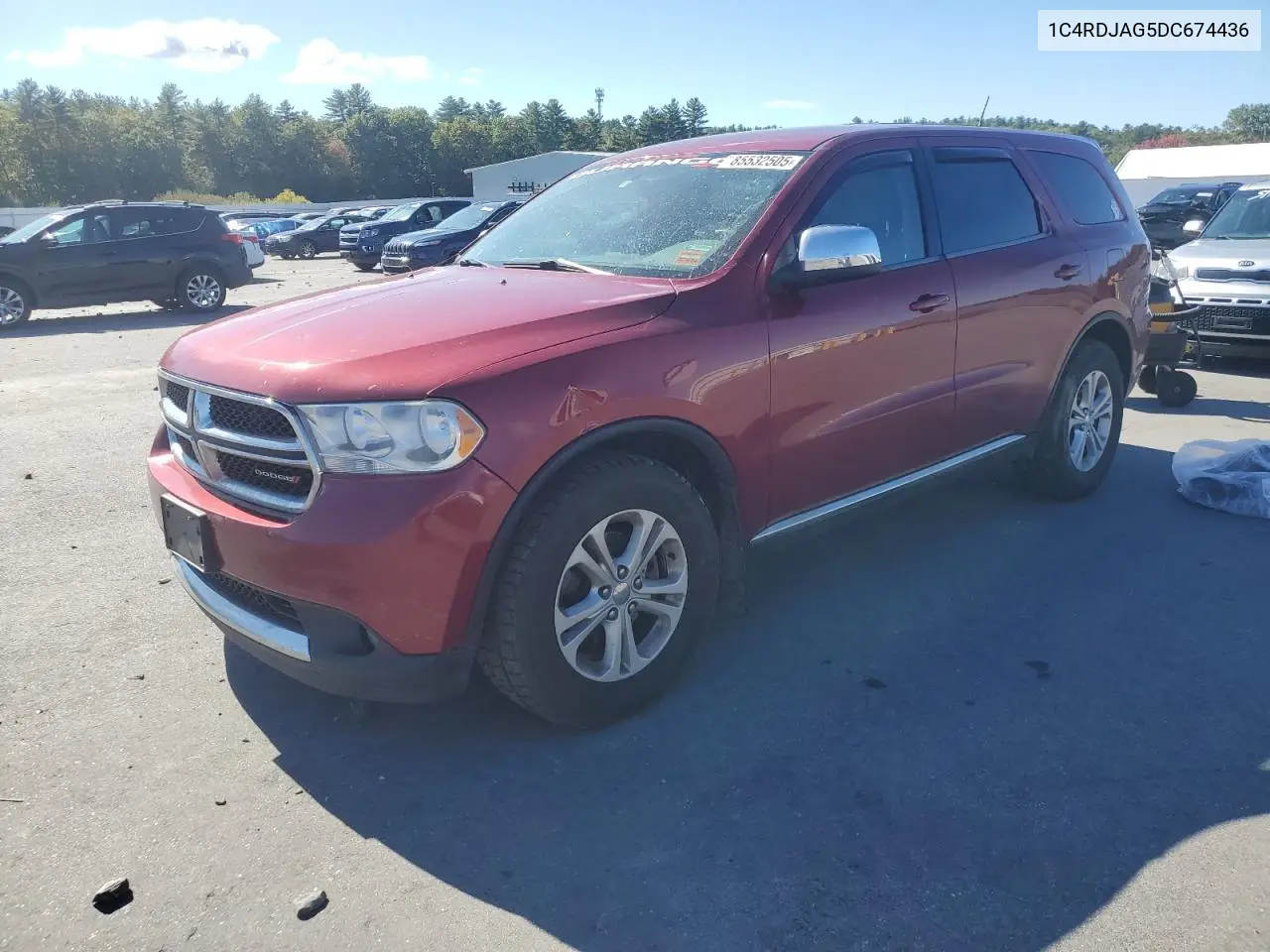 1C4RDJAG5DC674436 2013 Dodge Durango Sxt