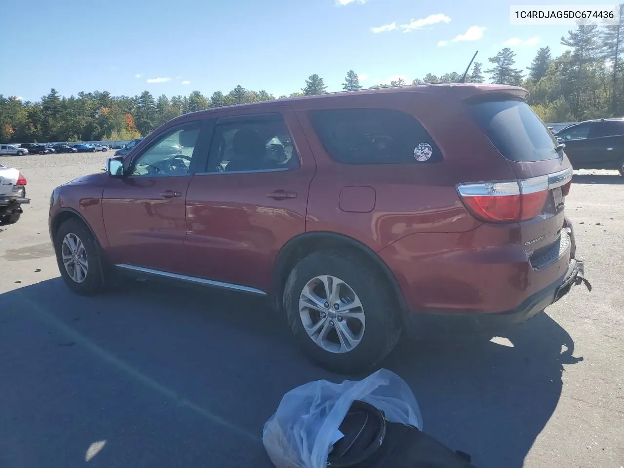 1C4RDJAG5DC674436 2013 Dodge Durango Sxt