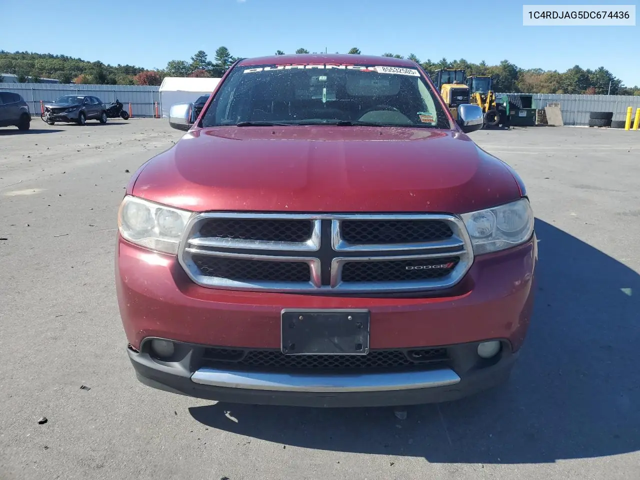 1C4RDJAG5DC674436 2013 Dodge Durango Sxt
