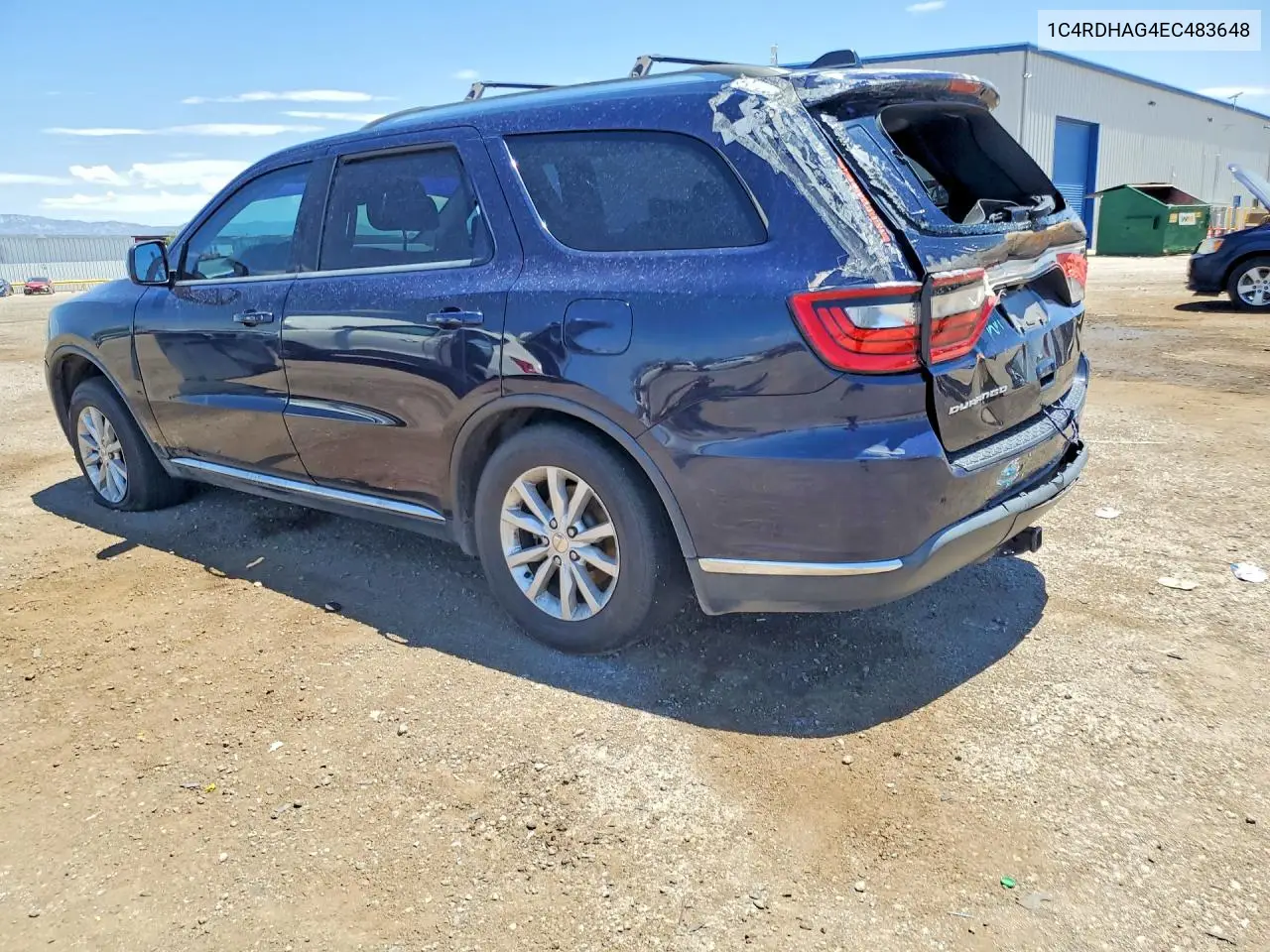 2014 Dodge Durango Sxt VIN: 1C4RDHAG4EC483648 Lot: 59120876