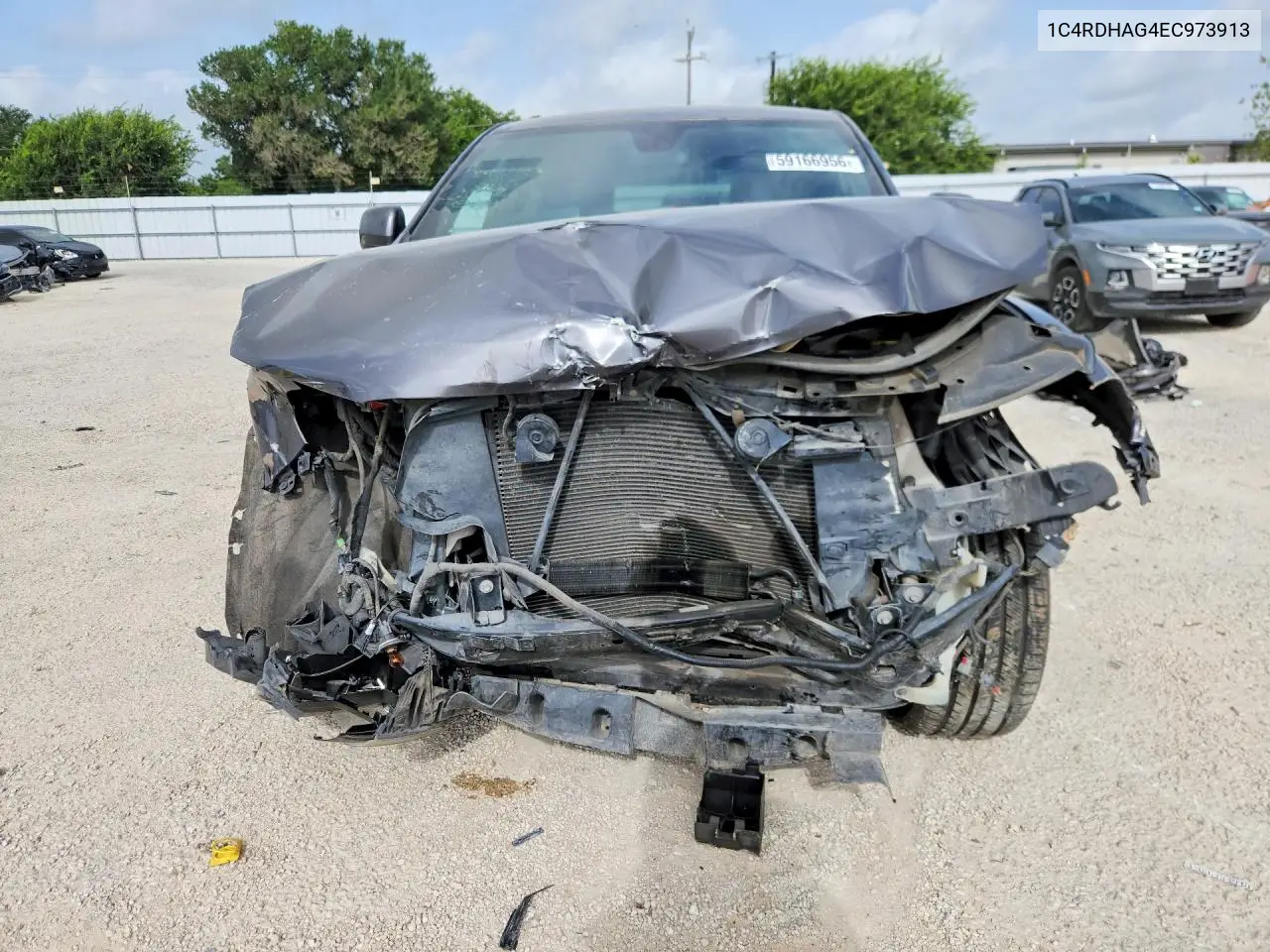 2014 Dodge Durango Sxt VIN: 1C4RDHAG4EC973913 Lot: 59166956