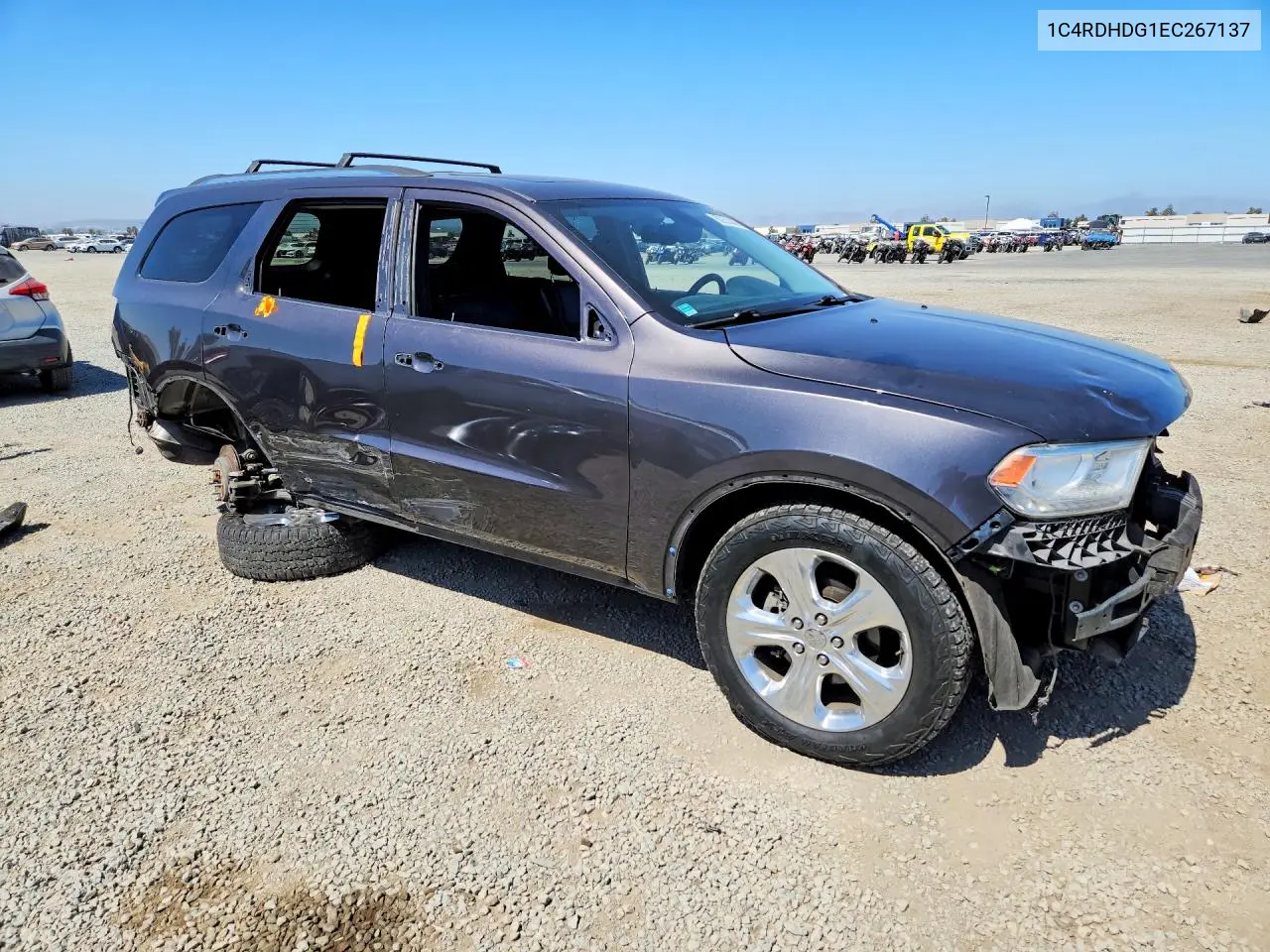 2014 Dodge Durango Limited VIN: 1C4RDHDG1EC267137 Lot: 60251446