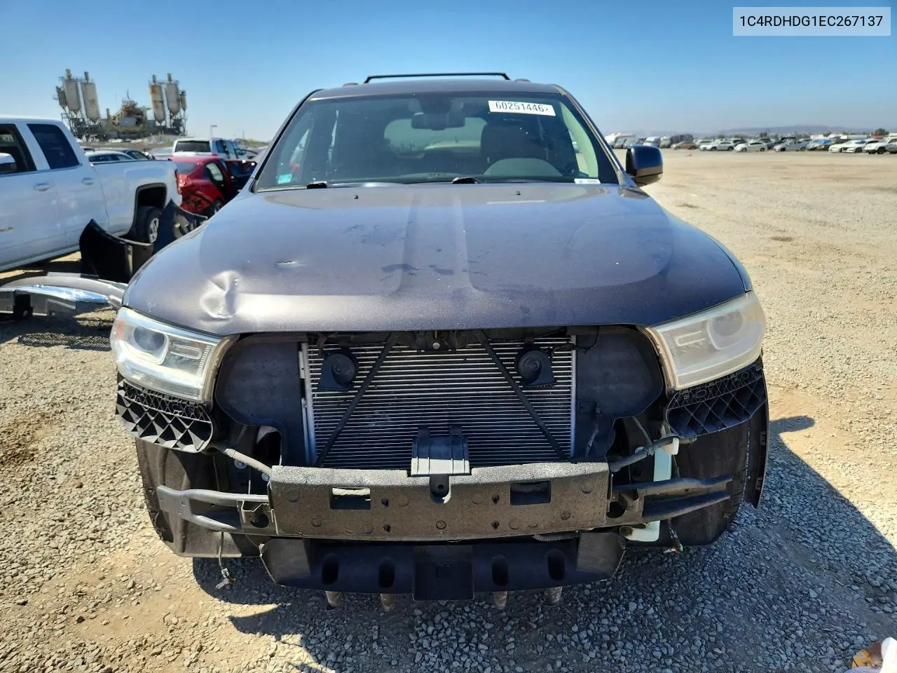 2014 Dodge Durango Limited VIN: 1C4RDHDG1EC267137 Lot: 60251446