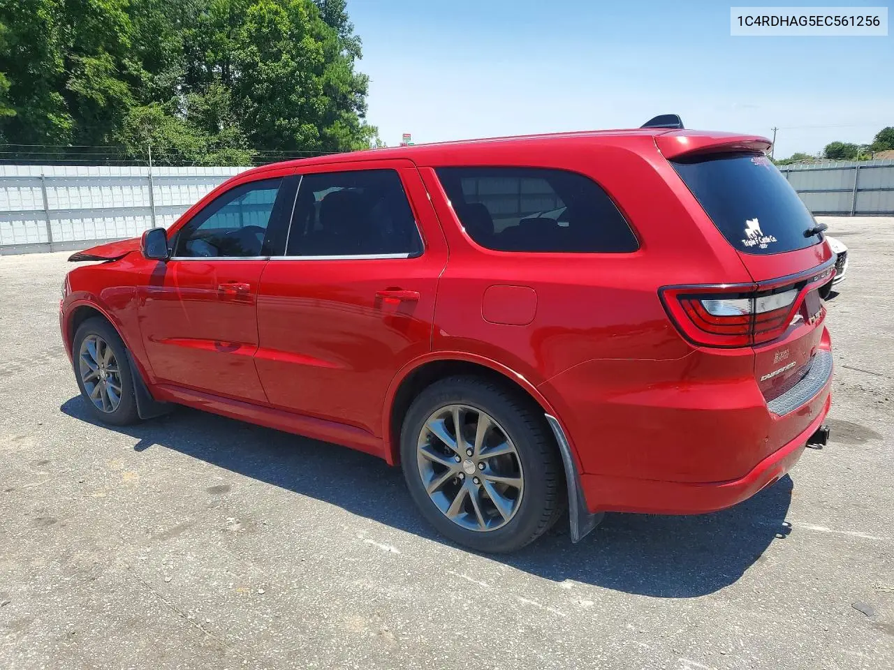 2014 Dodge Durango Sxt VIN: 1C4RDHAG5EC561256 Lot: 60934816