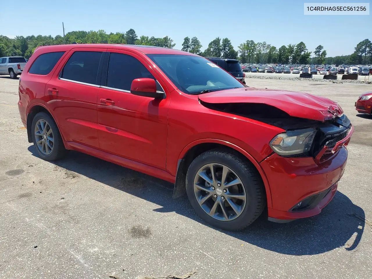 2014 Dodge Durango Sxt VIN: 1C4RDHAG5EC561256 Lot: 60934816