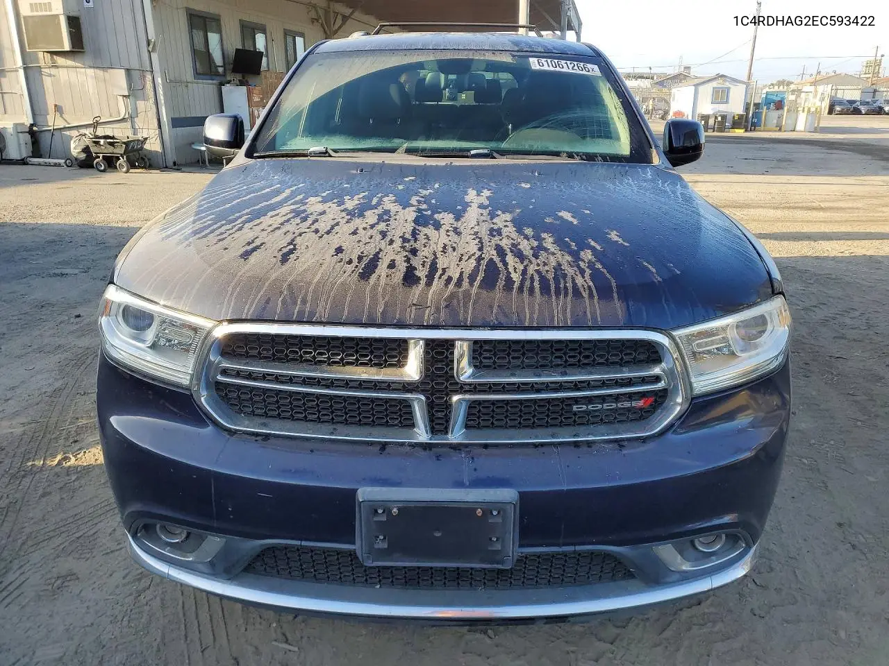 2014 Dodge Durango Sxt VIN: 1C4RDHAG2EC593422 Lot: 61061266