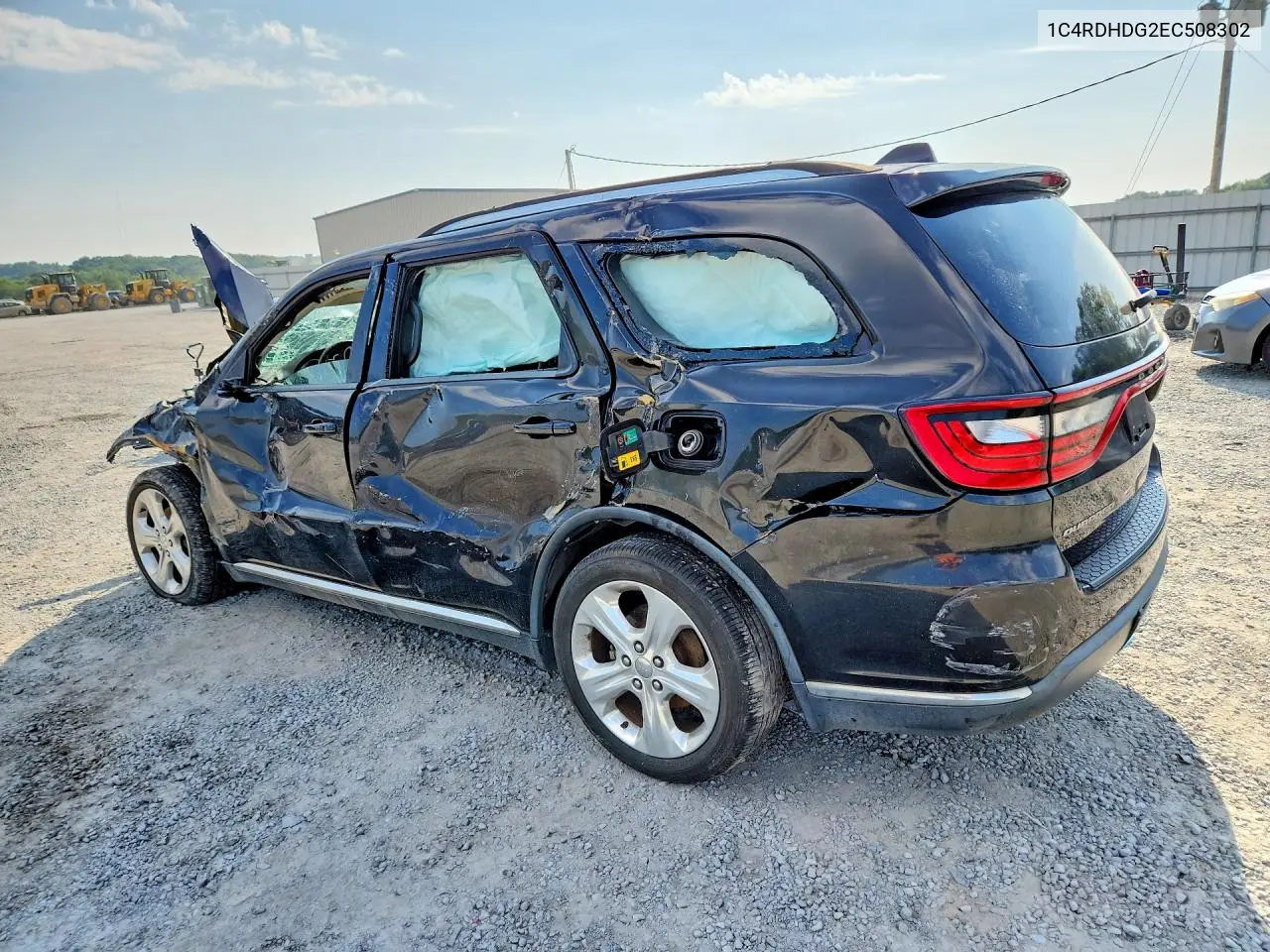 2014 Dodge Durango Limited VIN: 1C4RDHDG2EC508302 Lot: 61335866