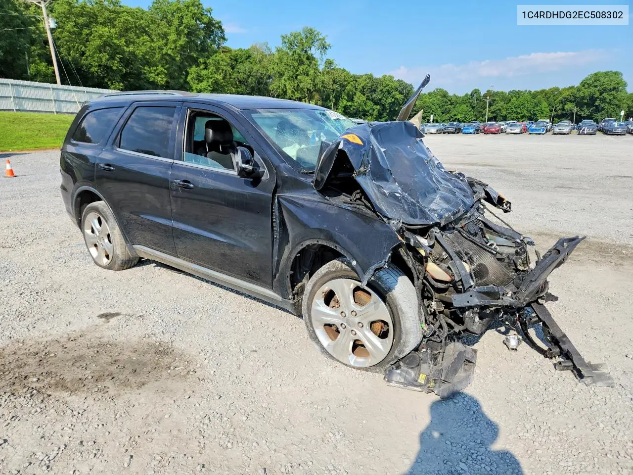 2014 Dodge Durango Limited VIN: 1C4RDHDG2EC508302 Lot: 61335866