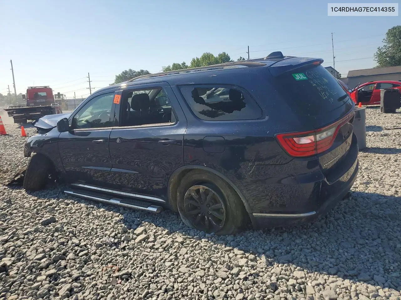 2014 Dodge Durango Sxt VIN: 1C4RDHAG7EC414355 Lot: 61348106