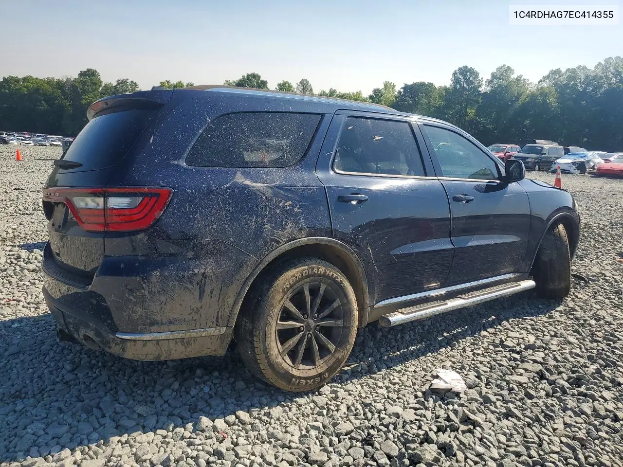 2014 Dodge Durango Sxt VIN: 1C4RDHAG7EC414355 Lot: 61348106
