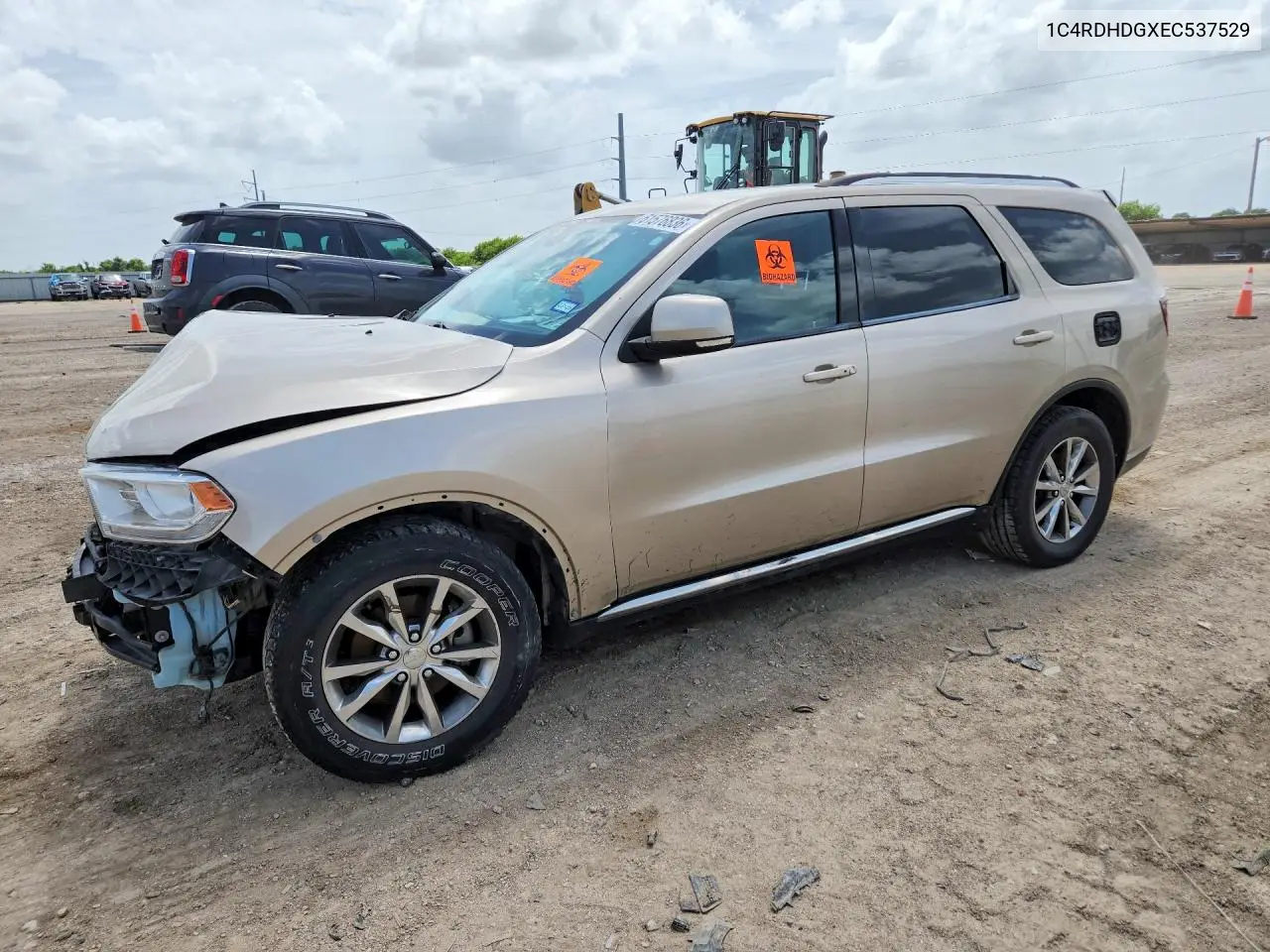2014 Dodge Durango Limited VIN: 1C4RDHDGXEC537529 Lot: 61576836