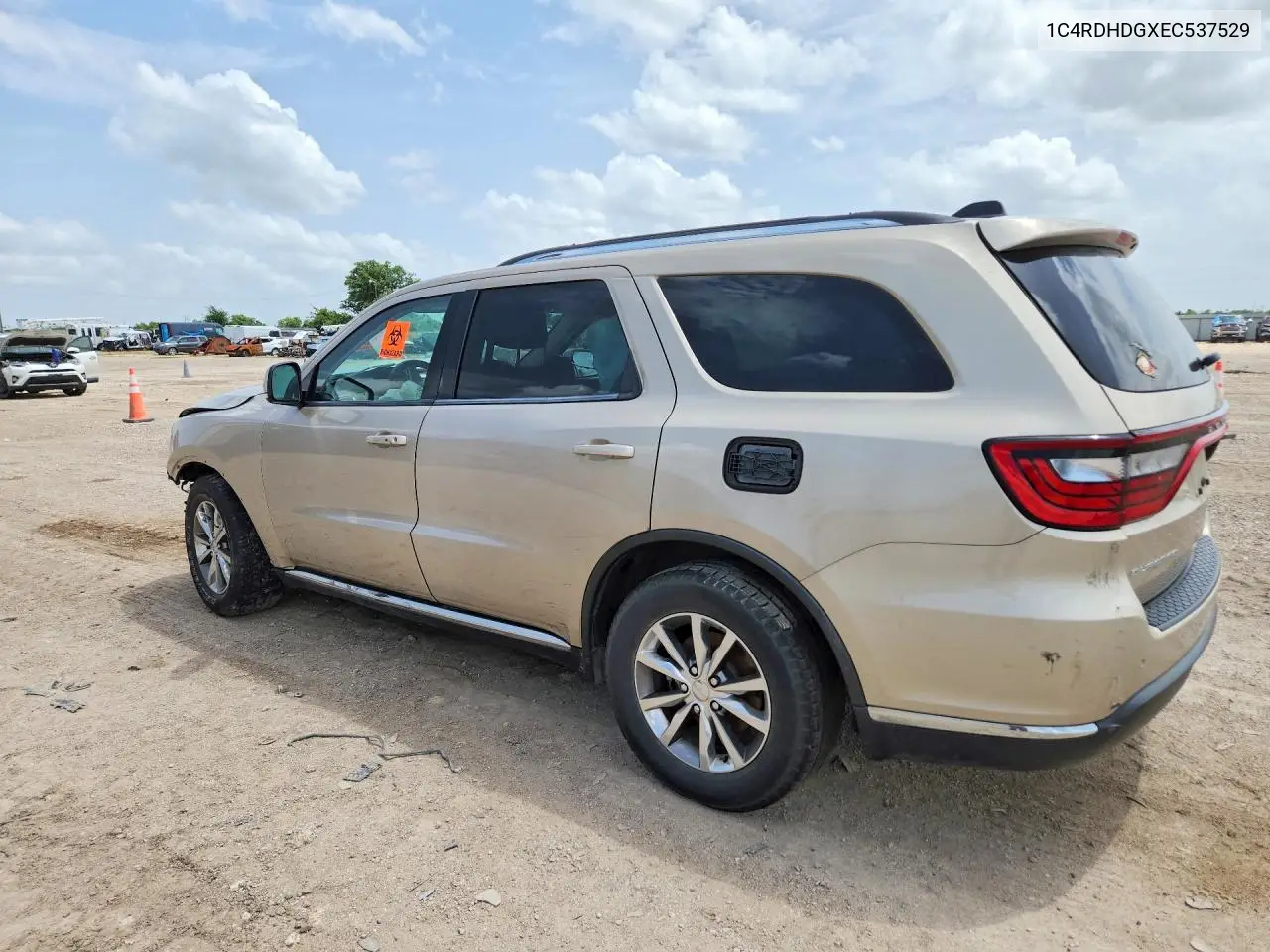 2014 Dodge Durango Limited VIN: 1C4RDHDGXEC537529 Lot: 61576836