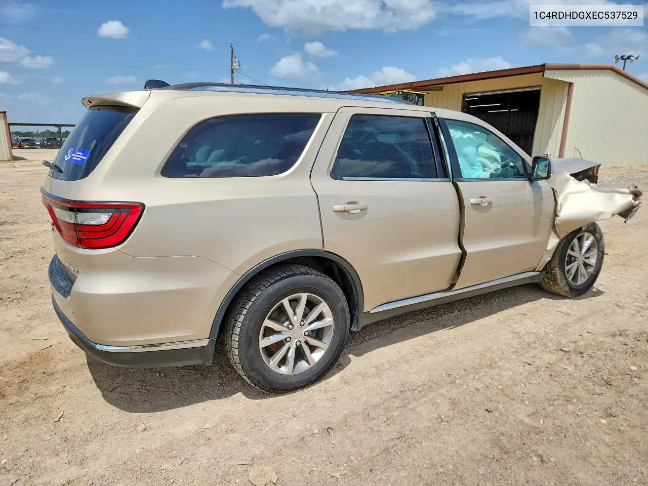 2014 Dodge Durango Limited VIN: 1C4RDHDGXEC537529 Lot: 61576836