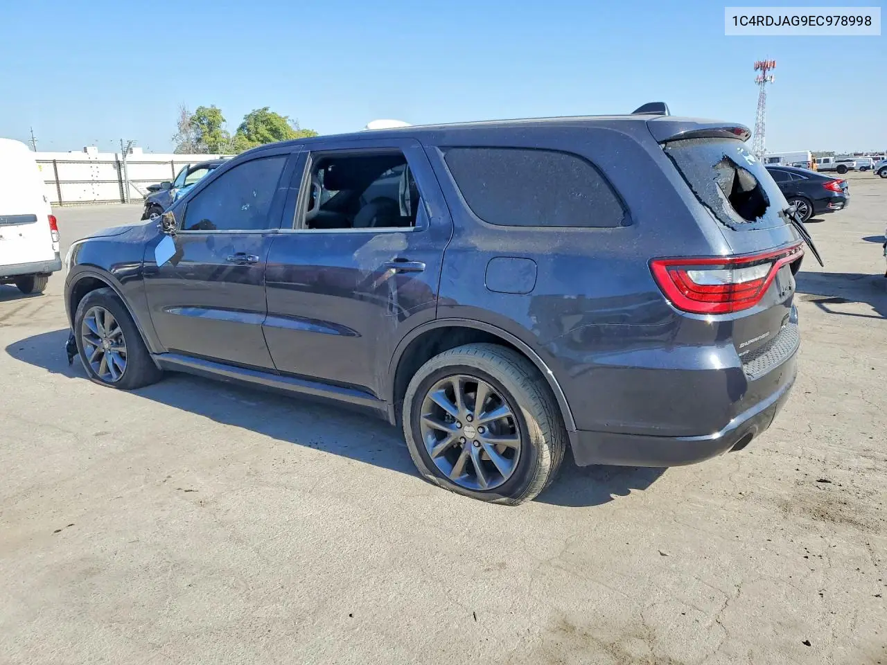 2014 Dodge Durango Sxt VIN: 1C4RDJAG9EC978998 Lot: 61810856