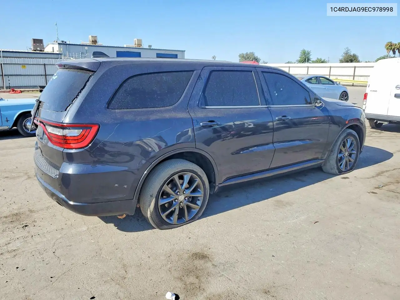 2014 Dodge Durango Sxt VIN: 1C4RDJAG9EC978998 Lot: 61810856