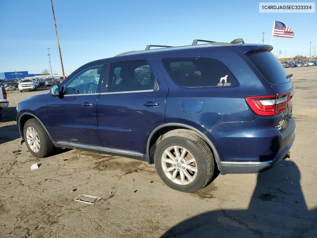 1C4RDJAG5EC323334 2014 Dodge Durango Sxt
