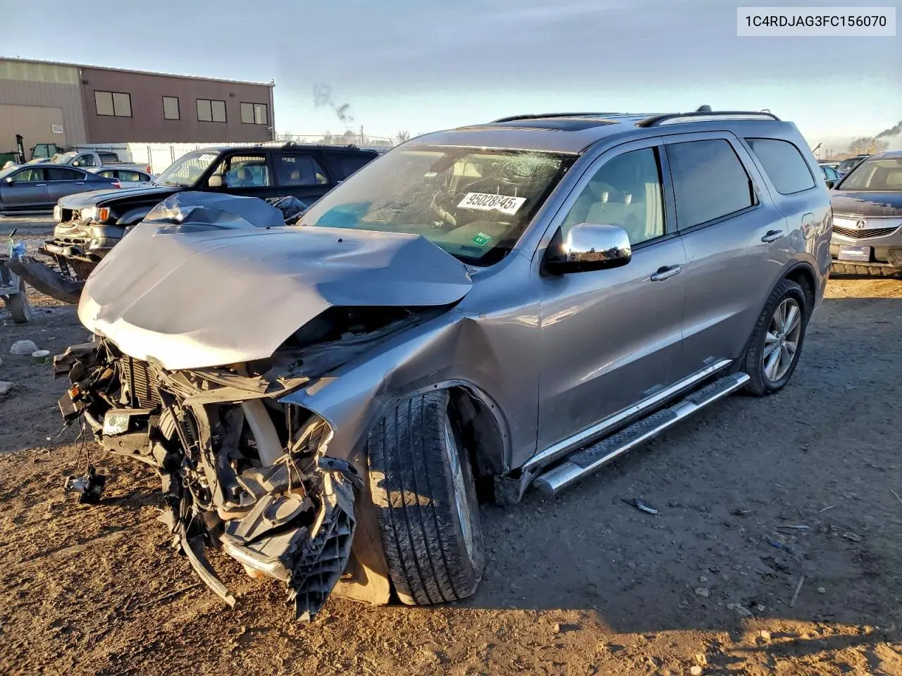 1C4RDJAG3FC156070 2015 Dodge Durango Sxt