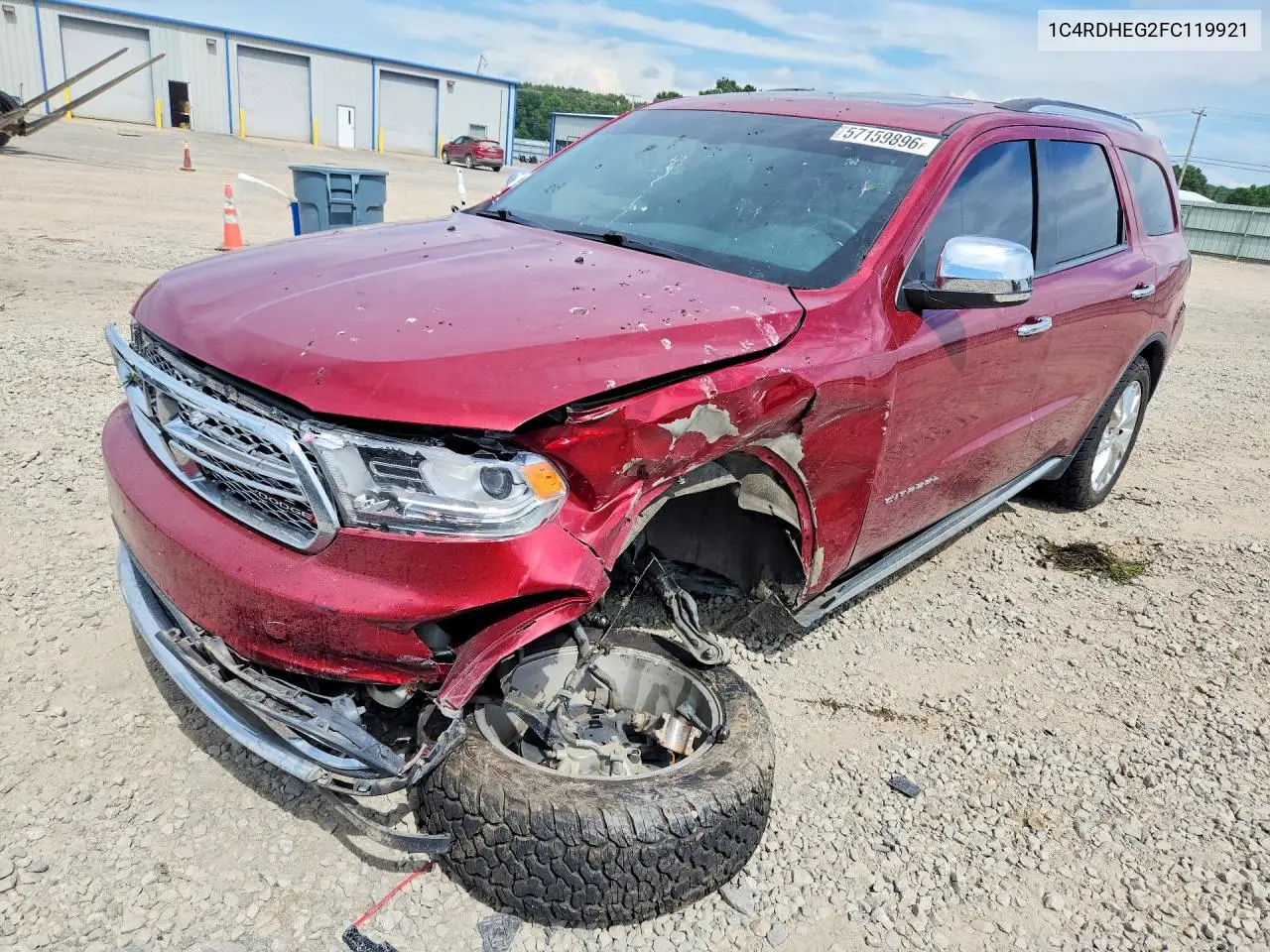 2015 Dodge Durango Citadel VIN: 1C4RDHEG2FC119921 Lot: 57159896